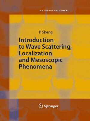 cover image of Introduction to Wave Scattering, Localization and Mesoscopic Phenomena